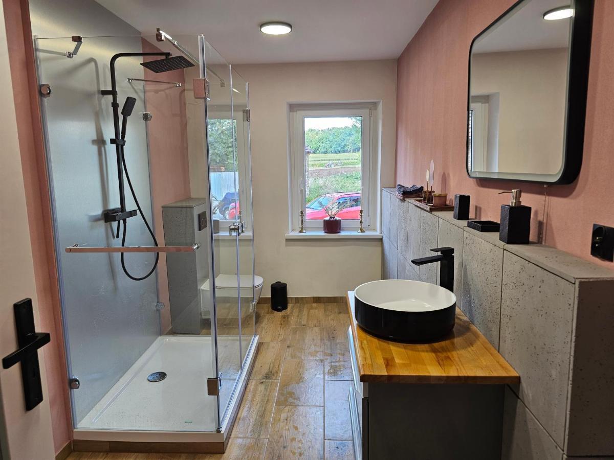 Appartement Alte Schule à Żarska Extérieur photo